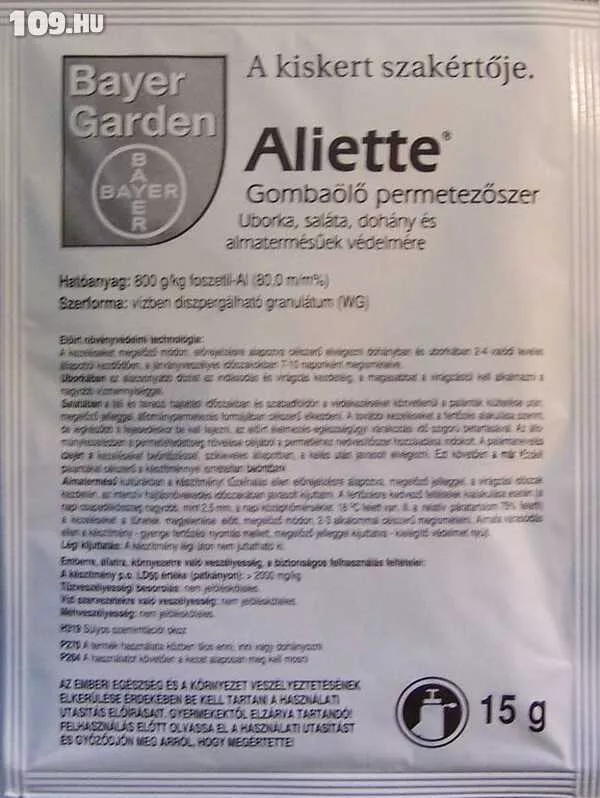 Gombaölőszer Aliette 15g ( Csak személyesen vásárolható meg! )