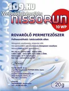 Nissorun 10 WP atkaölőszer 20 g (Csak személyesen vásárolható meg!)
