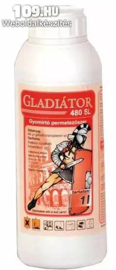 Gyomírtó Gladiator 480SL 2 dl (Csak személyes megvásárlás!)
